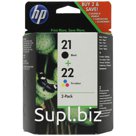 Картридж ориг. HP SD367AE (№21/22) C9351AE черный/C9352AE цветной для DJ 3920/3940/D1360 комбинирова