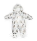 Jumpsuit-envelope "transformer", Bears dotted, Cappuccino, 163sh
