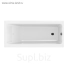 Ванна акриловая Cersanit CREA 180x80 см, прямоугольная, цвет белый