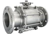Кран шаровый фланцевый трехсоставной нержавеющий (3PC), AISI316 DN 200 (8"), (CF8M), PN16