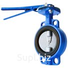 Затвор дисковый межфланцевый чугунный, DN 100 (4"), PN16