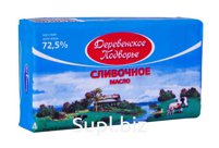 Масло сливочное "Деревенское подворье" несоленое. Массовая доля жира 62,0% 180 г. фольга ЗМ