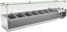 Настольная холодильная витрина COOLEQ VRX 1500/330