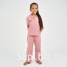 Пижама детская для девочки KAFTAN «Звездочки», рост 98-104 см, розовая