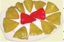 Зеленый перец Кардула нарезанный\Green Kardoula pepper cut