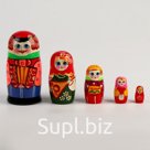 Матрёшка «Семейка» 5 персонажей